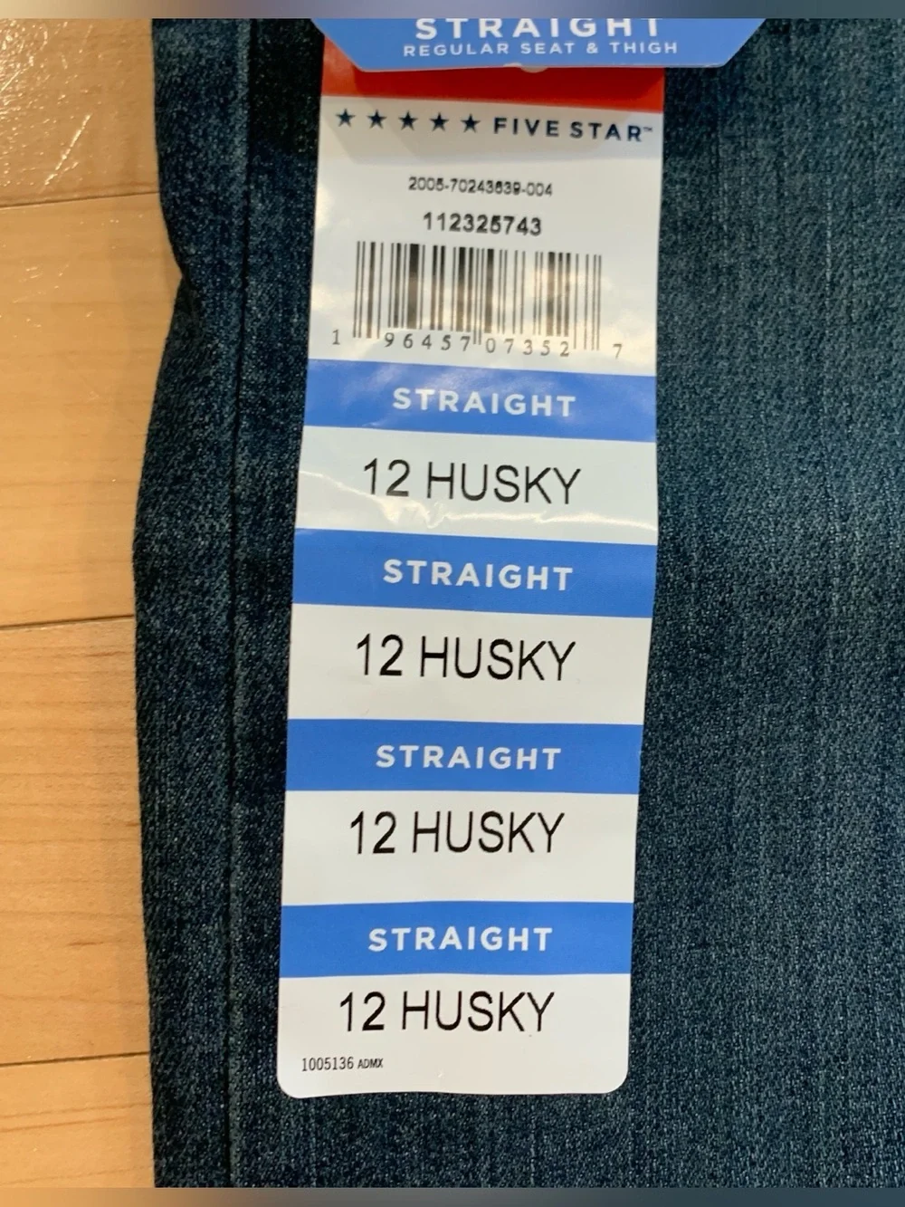 New! Wrangler Youth Boys Jeans – Size 12 Husky – Lot of 2 Classic Straight Pants